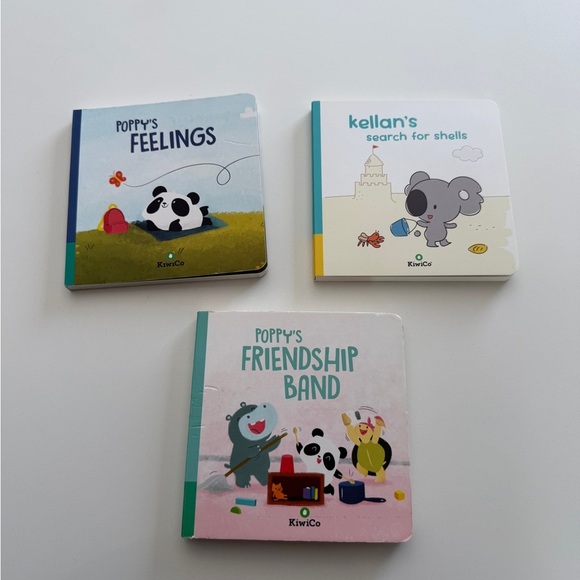 Kiwi Co- Board Book Lot- 3 Books- Poppy- Kellan - Picture 1 of 10